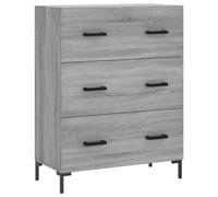 vidaXL Sideboard Grey Sonoma 69.5x34x90 cm Engineered Wood