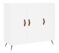 (white) vidaXL Sideboard Storage Cabinet Side Cabinet Cupboard White Engineered Wood