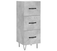 vidaXL Sideboard Concrete Grey 34.5x34x90 cm Engineered Wood