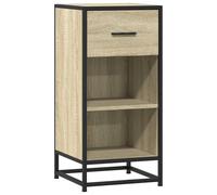 Sideboard Cabinet Storage Cupboard Highboard Engineered Wood and Metal vidaXL