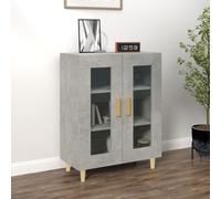 Sideboard Cabinet w/ 2Glass Door, Kitchen Storage Cupboard, Kitchen Storage Unit