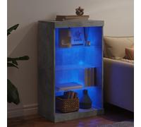 Sideboard Cabinet with LED Lights Home Display Cupboard RGB LED lights Buffet