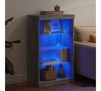 Sideboard Cabinet with LED Lights Home Display Cupboard RGB LED lights Buffet