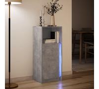 Sideboard Cabinet with RGB LED Lights, Wooden Storage Cupboard LED Lights Unit