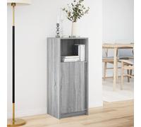 Sideboard Cabinet with RGB LED Lights, Wooden Storage Cupboard LED Lights Unit