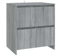 Vidaxl Sideboard Grey Sonoma 70X41X75 Cm Engineered Wood