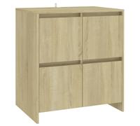 (sonoma oak) vidaXL Sideboard Chipboard Bedroom Storage Book Console Cabinet Multi Colours