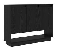 vidaXL Sideboard Black oak 97 x 29 x 75 cm Engineered wood
