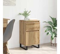 Sideboard Compact Artisan oak 35x40x70cm Engineered Wood One Drawer 1 Flush Door