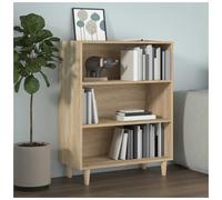 Sideboard Compact Sonoma Oak 69.5x32.5x90cm Engineered Wood Storage Cabinet Slim