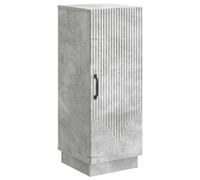Sideboard Concrete Grey 33 x 34.5 x 87 cm Engineered Wood 1-Door Storage Buffet