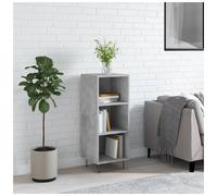 Sideboard Concrete Grey 34.5x32.5x90cm Engineered Wood & Metal Storage Narrow XL