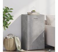 Sideboard Concrete Grey 50x42.5x93 cm Engineered Wood Modern Storage Small Chest