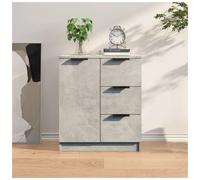 Sideboard Concrete Grey 60x30x70cm Engineered Wood Minimalist Industrial Storage