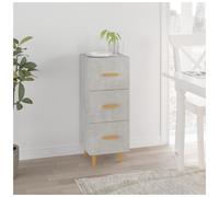 Sideboard Concrete Grey Engineered Wood Compact Storage 34.5x34x90 cm Modern UK