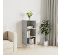 Sideboard Concrete Grey Engineered Wood & Metal 34.5x32.5x90 cm Storage Entryway
