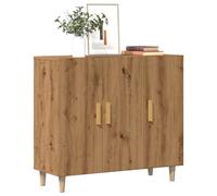 (artisan oak) vidaXL Sideboard Console Cabinet Cupboard Storage Organiser Engineered Wood