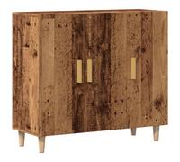 Vidaxl Sideboard Sonoma Oak 90X34X80 Cm Engineered Wood