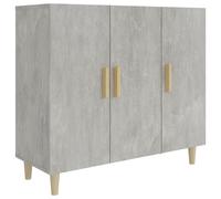 vidaXL Sideboard Concrete Grey 90x34x80 cm Engineered Wood