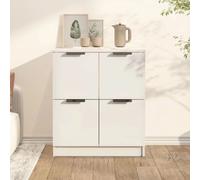 vidaXL Sideboard White 60X30X70 Cm Engineered Wood, White