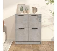Vidaxl Sideboard Concrete Grey 60X30X70 Cm Engineered Wood, Grey