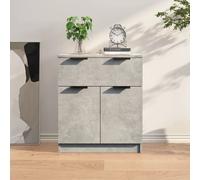 (concrete grey) vidaXL Sideboard Engineered Wood Indoor Storage Console Cabinet Multi Colours