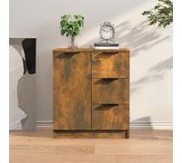 (smoked oak) vidaXL Sideboard Console Cabinet Storage Cupboard Highboard Engineered Wood