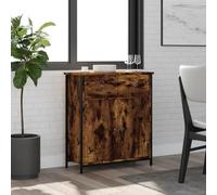 vidaXL Sideboard Smoked Oak 70x30x80 cm Engineered Wood
