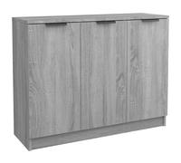 vidaXL Sideboard Grey Sonoma 90.5x30x70 cm Engineered Wood
