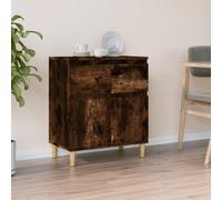 (smoked oak) vidaXL Sideboard Cabinet Cupboard Highboard Home Organiser Engineered Wood