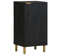 Sideboard Cupboard Storage Cabinet Highboard Black Engineered Wood vidaXL