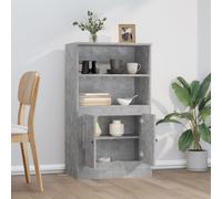 Sideboard Cupboard Storage Tall Cabinet Buffet Highboard Engineered Wood vidaXL