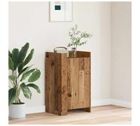 Sideboard Engineered Wood 45x35x75cm Old Wood 1 Door Compact Storage for Hallway