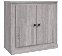 vidaXL Sideboard Grey Sonoma 70x35.5x67.5 cm Engineered Wood