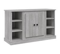vidaXL Sideboard Living Room Furniture Cupboard Storage Cabinet Highboard Home Organiser Sideboard Cabinet Grey Sonoma 100x35.5x60 cm Engineered Wood