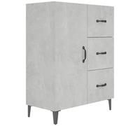 vidaXL Sideboard Storage Cabinet 69.5x34x90 cm Engineered Wood Concrete Grey