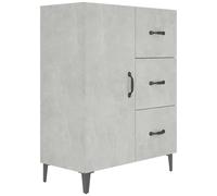 vidaXL Sideboard Storage Cabinet 69.5x34x90 cm Engineered Wood Concrete Grey