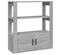 (Grey sonoma) vidaXL Sideboard Engineered Wood Side Cabinet Home Organiser Multi Colours