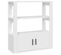 (White) vidaXL Sideboard Engineered Wood Side Cabinet Home Organiser Multi Colours