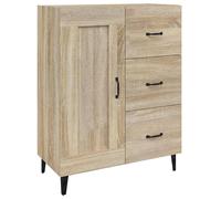 Sideboard Engineered Wood Side Cabinet Home Organiser Multi Colours vidaXL