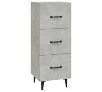 (Concrete grey) vidaXL Sideboard Engineered Wood Side Cabinet Home Organiser Multi Colours