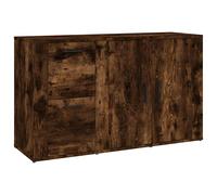 (smoked oak) vidaXL Sideboard Engineered Wood Storage Cupboard Organiser Multi Colours