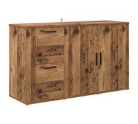 Sideboard Engineered Wood Storage Cupboard Organiser Multi Colours vidaXL
