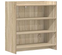 vidaXL Sideboard Black Oak 75 x 36 x 80 cm Engineered Wood