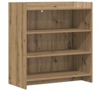 vidaXL Sideboard Black Oak 75 x 36 x 80 cm Engineered Wood