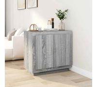 Sideboard Grey Sonoma 80x40x75cm Engineered Wood GF0