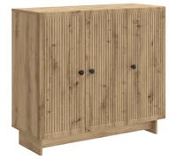 vidaXL Sideboard Concrete Grey 89 x 34.5 x 80 cm Engineered Wood