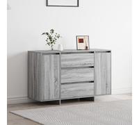 Sideboard Grey Sonoma 120x41x75 cm Engineered Wood Berkfield Home Grey One Size