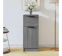 Sideboard Grey Sonoma 30x30x70 cm Engineered Wood 1 Drawer 1 Door Cabinet Ideal