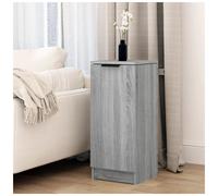 Sideboard Grey Sonoma 30x30x70 cm Engineered Wood Compact Storage Cabinet 1-Door